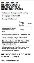 이미지를 갤러리 뷰어에 로드 , 하이드라팜 뉴로제네시스 (NSI-189, Vitamin B12), 60캡슐
